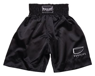 PUGILIST®  Boxing Trunks (Black)