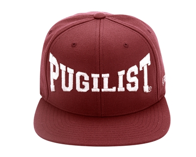 PUGILISTÂ®  'Greatness' Snapback Burgundy/ Light Gray