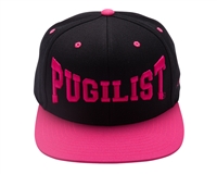 PUGILISTÂ® 'Greatness' Snapback (Black/Pink)