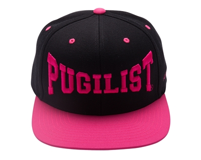 PUGILISTÂ® 'Greatness' Snapback (Black/Pink)