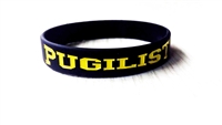 PUGILISTÂ® A Fighter's Nation Wristband Black/Yellow