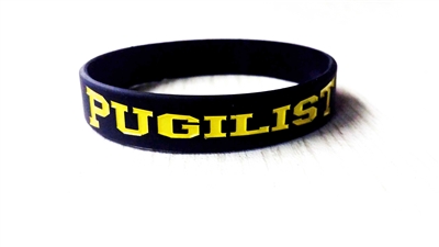 PUGILIST® A Fighter's Nation Wristband Black/Yellow