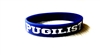 PUGILIST® A Fighter's Nation Wristband Navy/White
