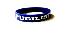 PUGILISTÂ® A Fighter's Nation Wristband Navy/White